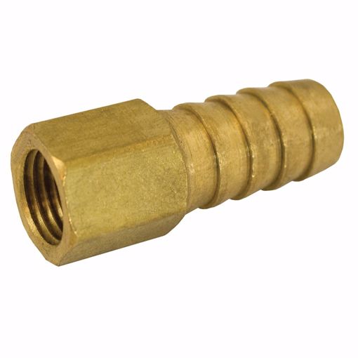 Brass Hose Barb x FIP Adapter